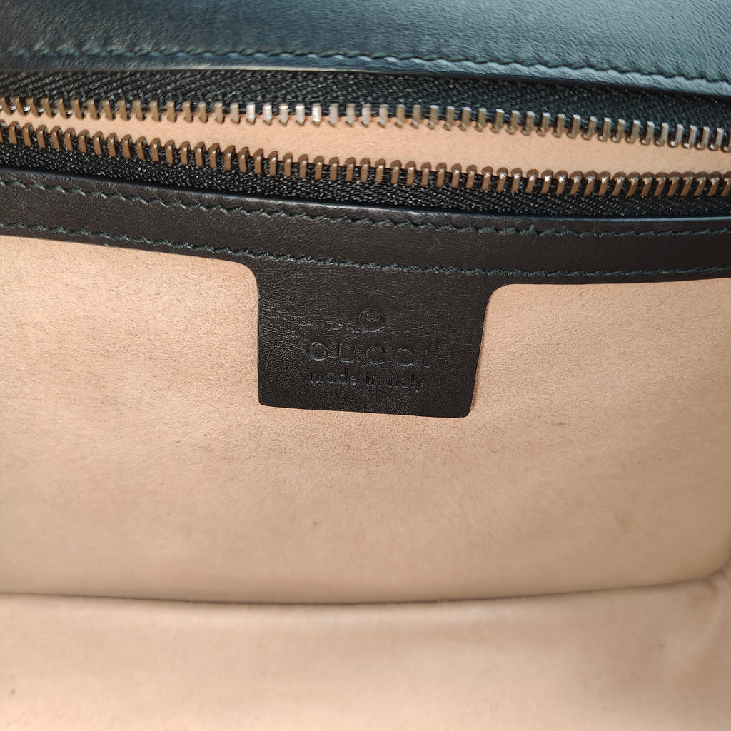 Queen Margaret Flap Bag Colorblock Leather Medium