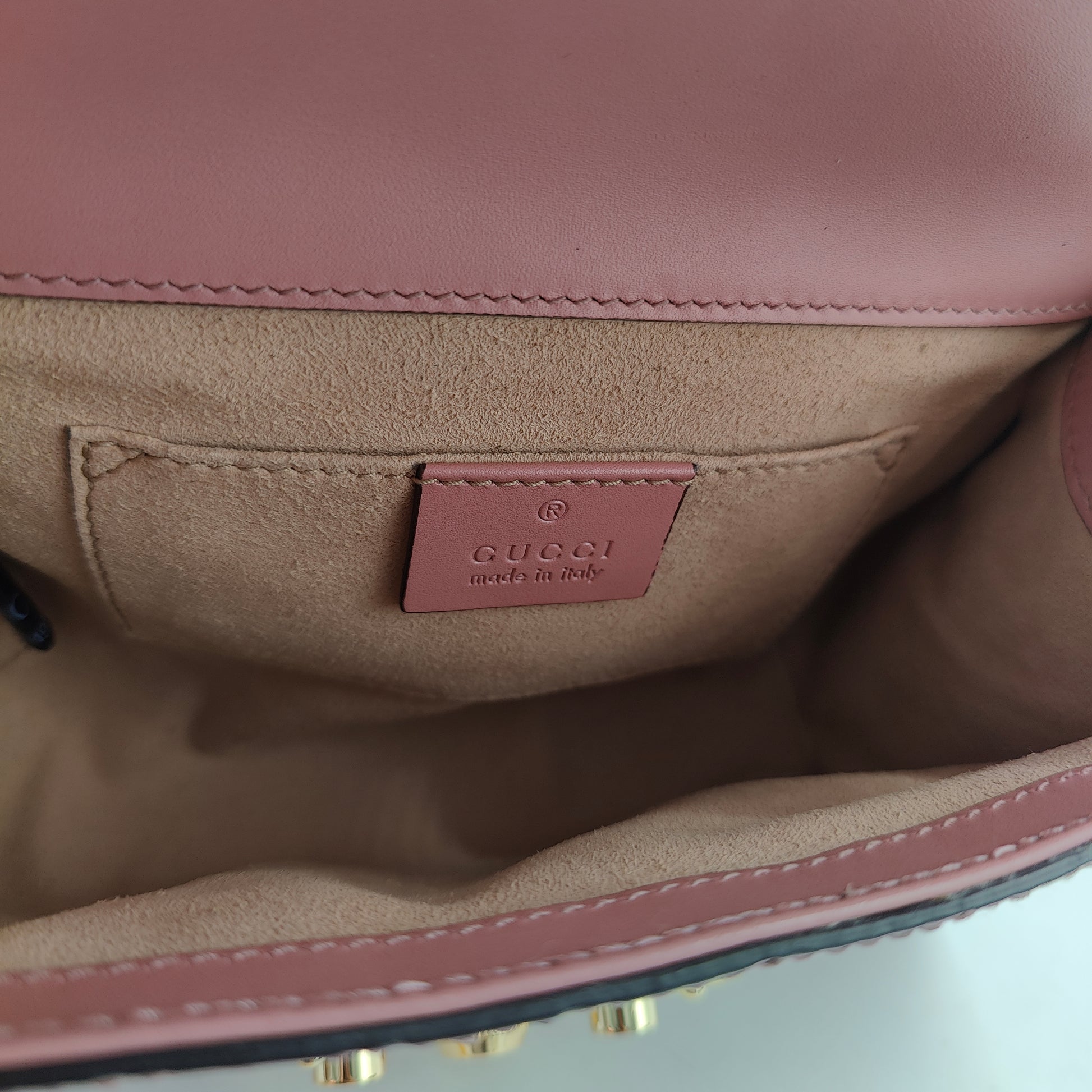 Padlock Shoulder Bag Guccissima Leather Small