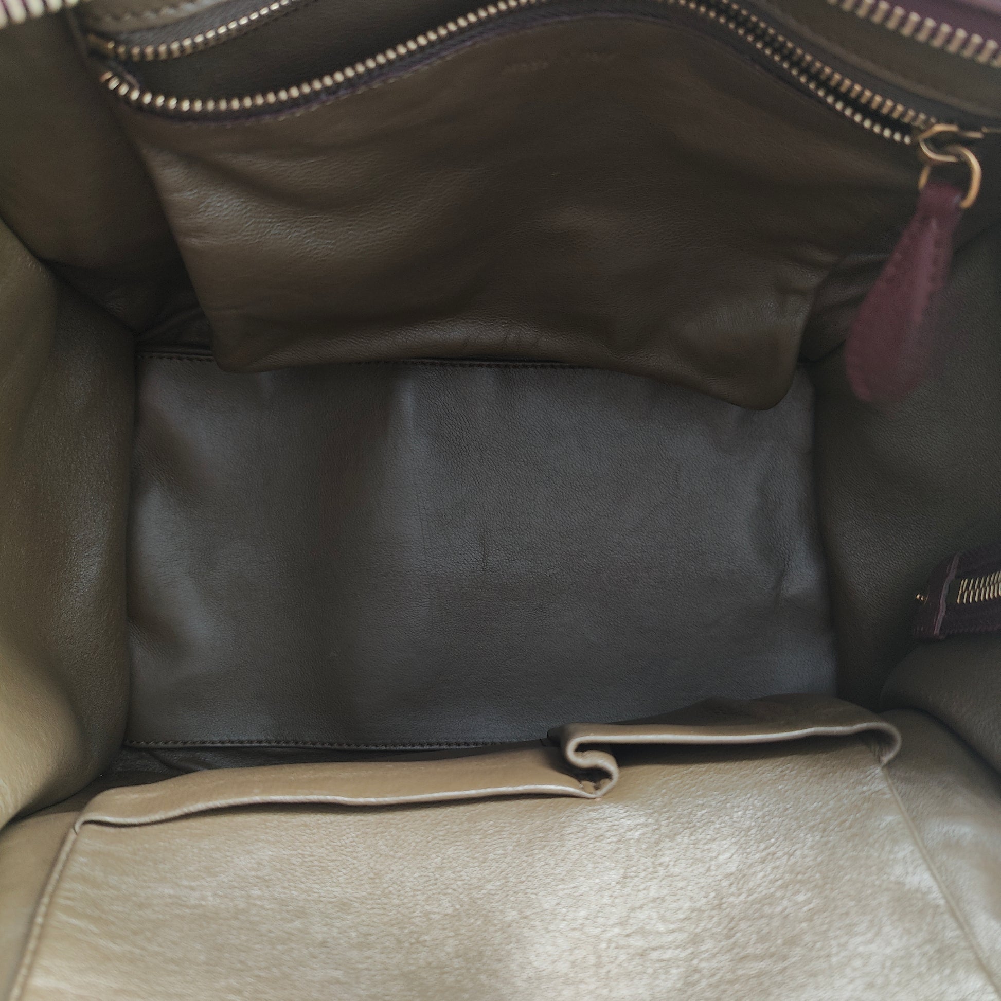 Luggage Bag Smooth Leather Micro