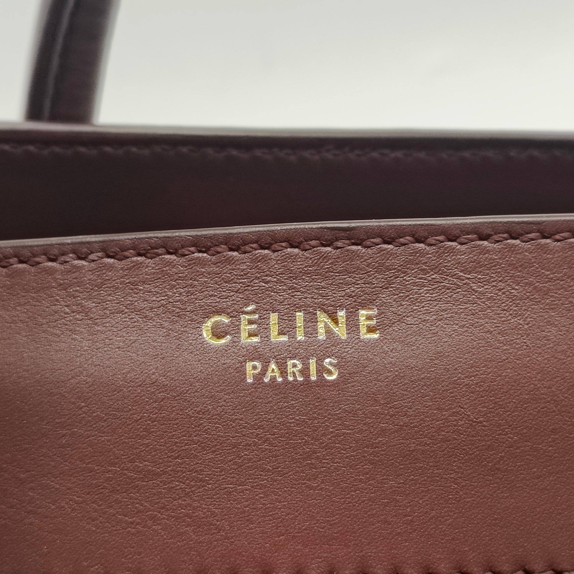 Luggage Bag Smooth Leather Micro