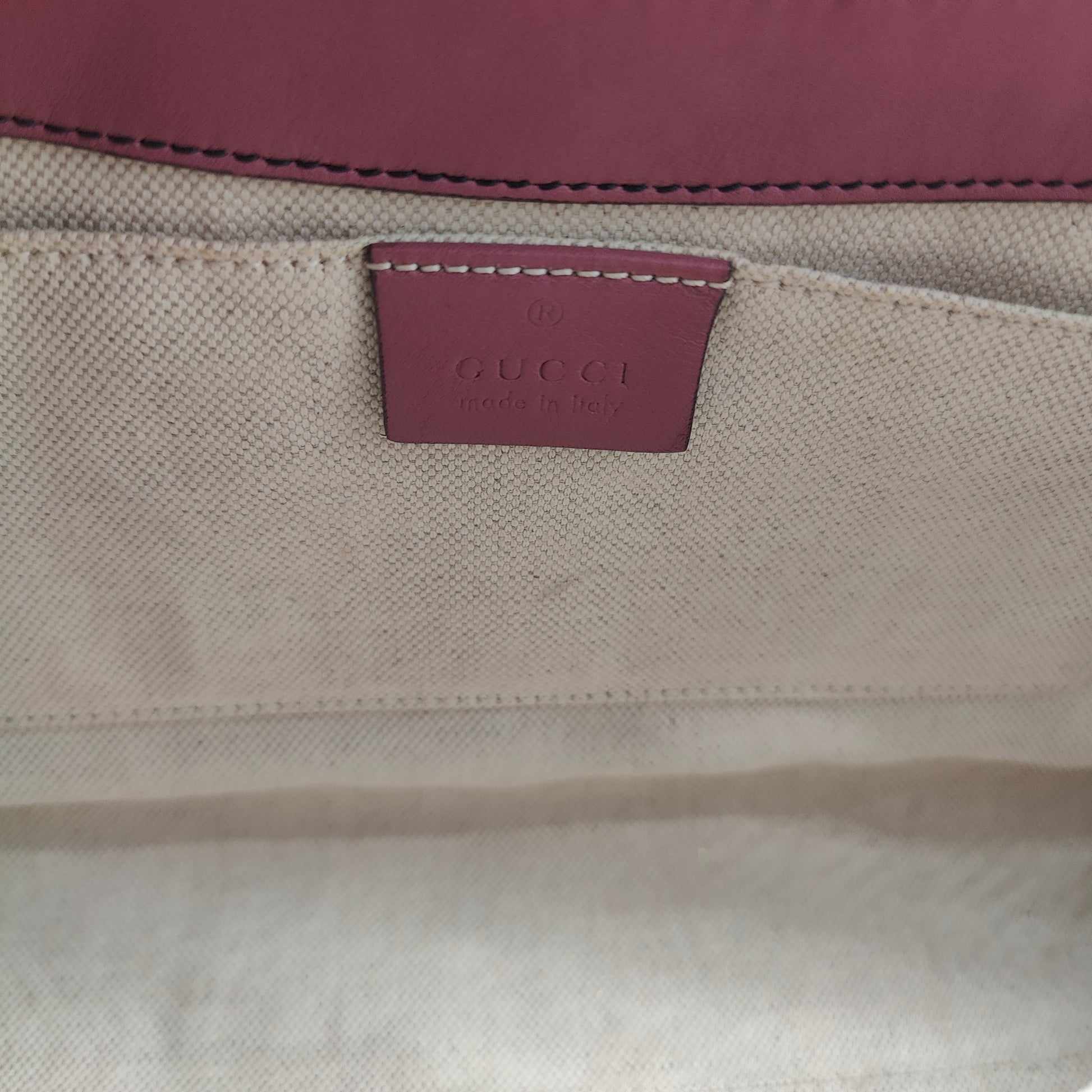 Emily Chain Flap Shoulder Bag Guccissima Leather Large