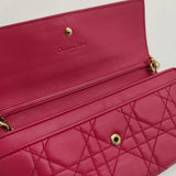 Lady Dior Croisiere Chain Wallet Cannage Quilt Lambskin