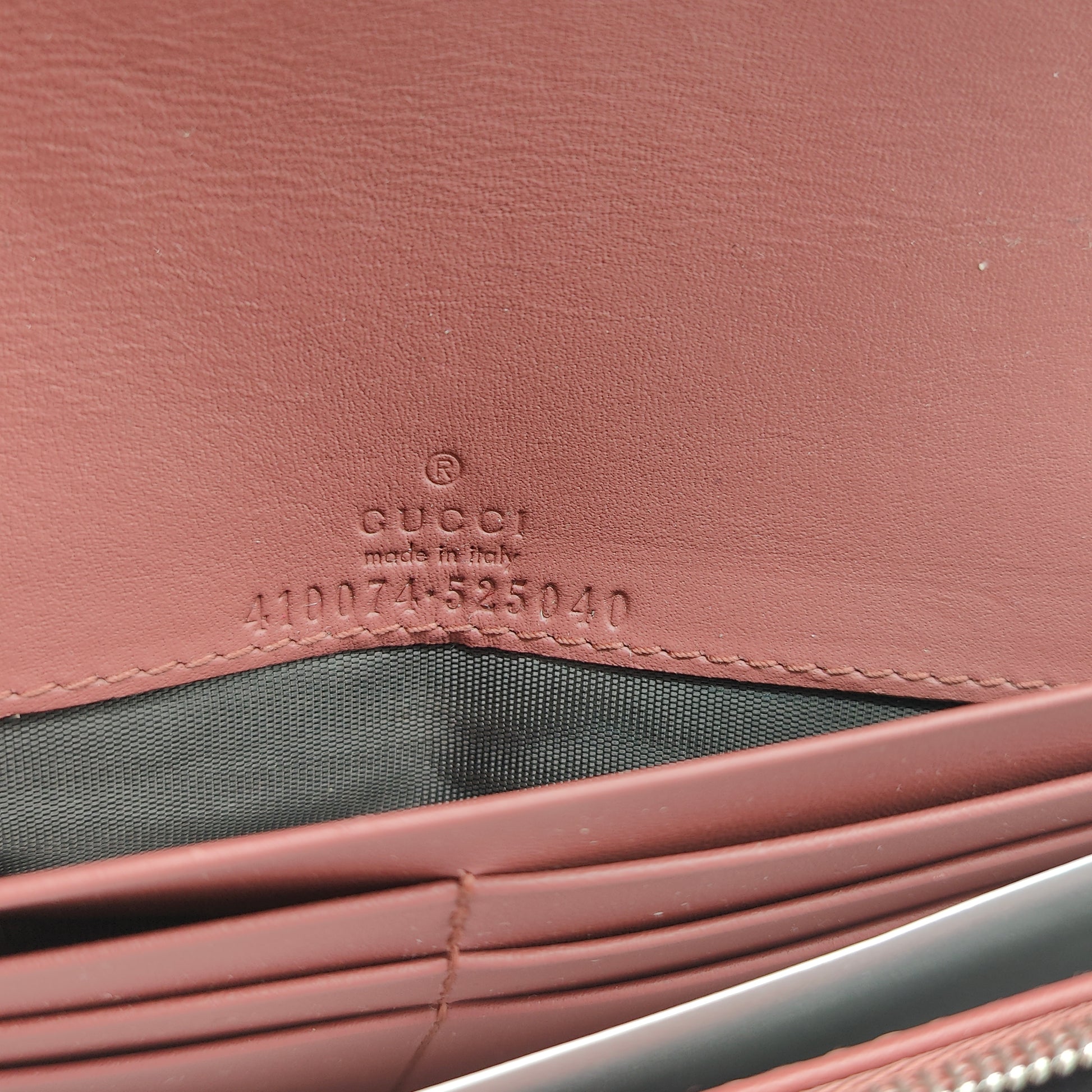 Continental Wallet Blooms Print GG Coated Canvas