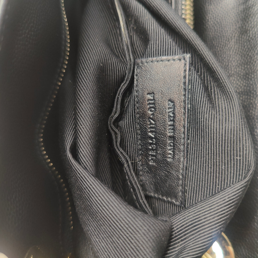 Classic Monogram Shopper Matelasse Chevron Leather Large