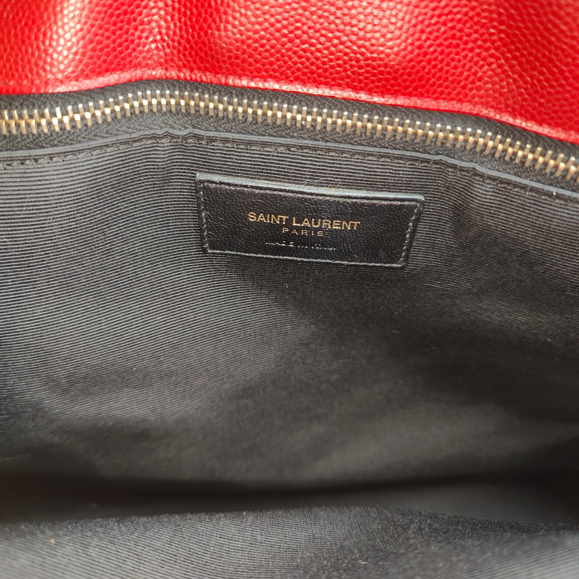 Classic Monogram Shopper Matelasse Chevron Leather Large