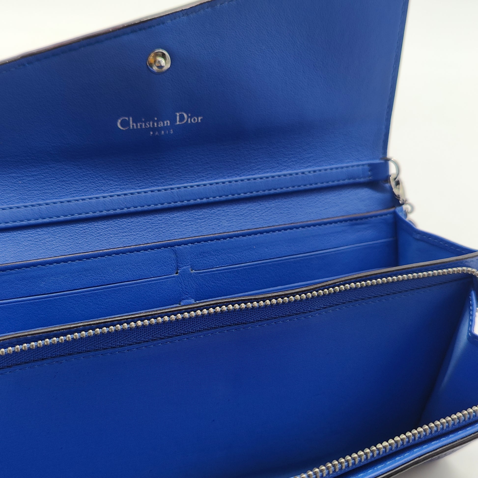 Leather Flap Wallet Bicolor