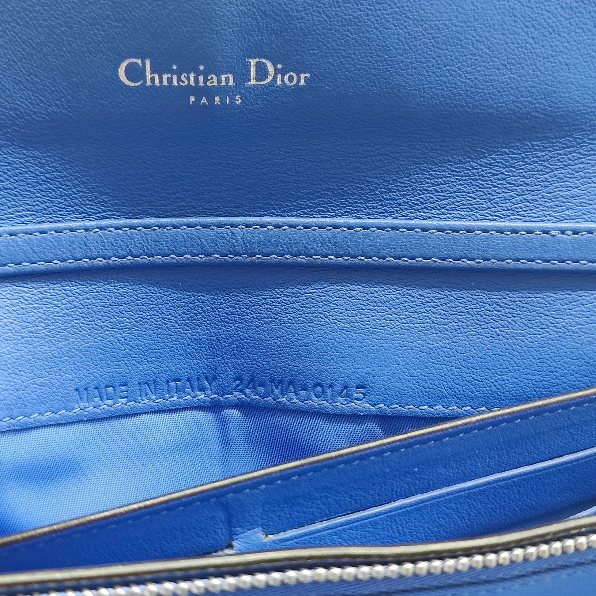 Leather Flap Wallet Bicolor