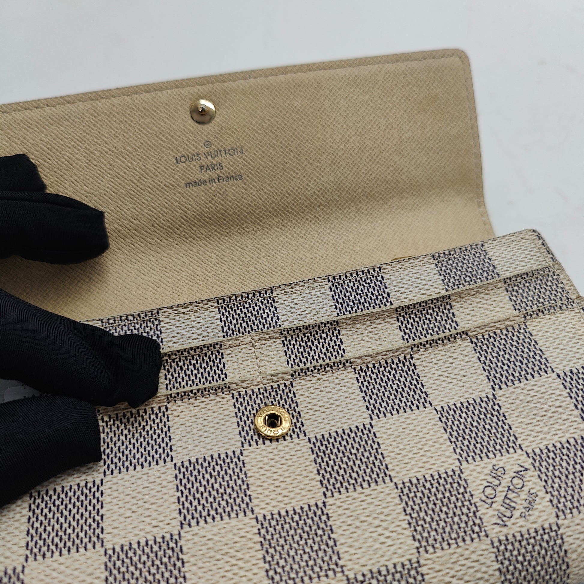 Damier Azur Pattern Emilie Wallet