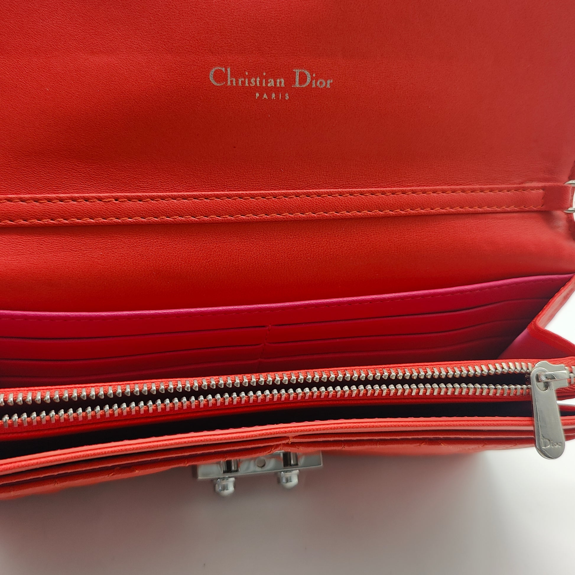 Miss Dior Rendez Vous Chain Wallet Cannage Quilt Lambskin