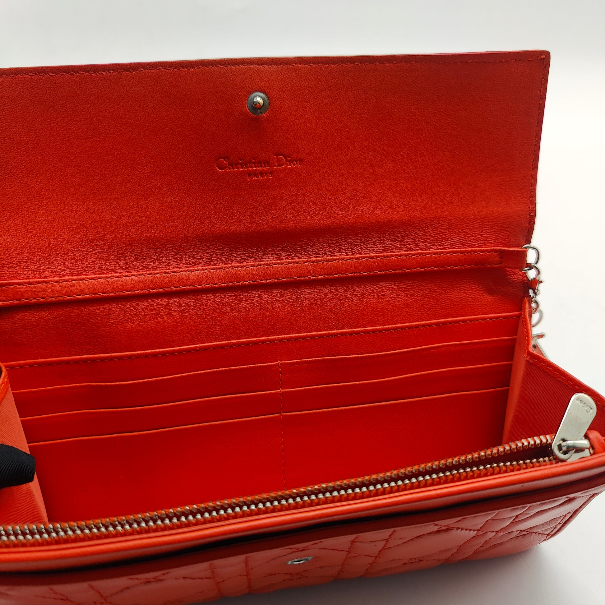 Lady Dior Croisiere Chain Wallet Cannage Quilt Lambskin