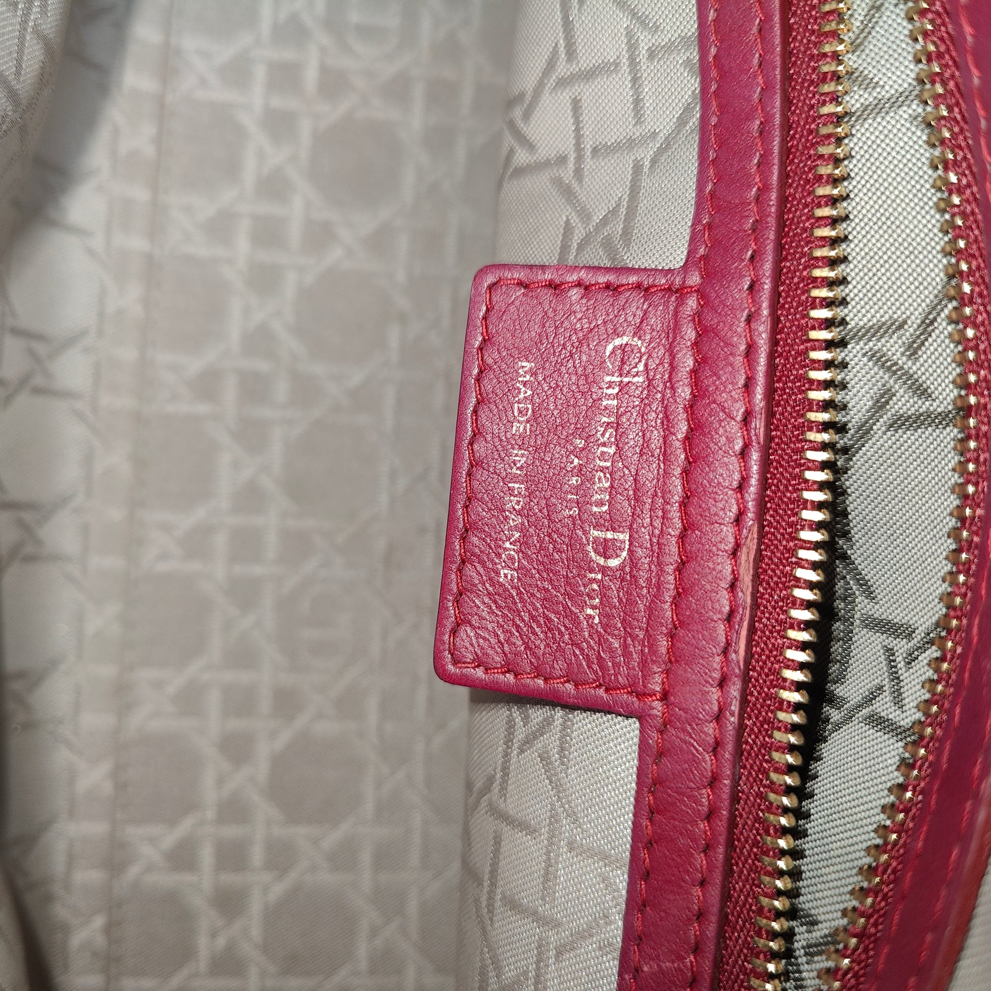 Lady Dior Bag Cannage Quilt Lambskin Medium