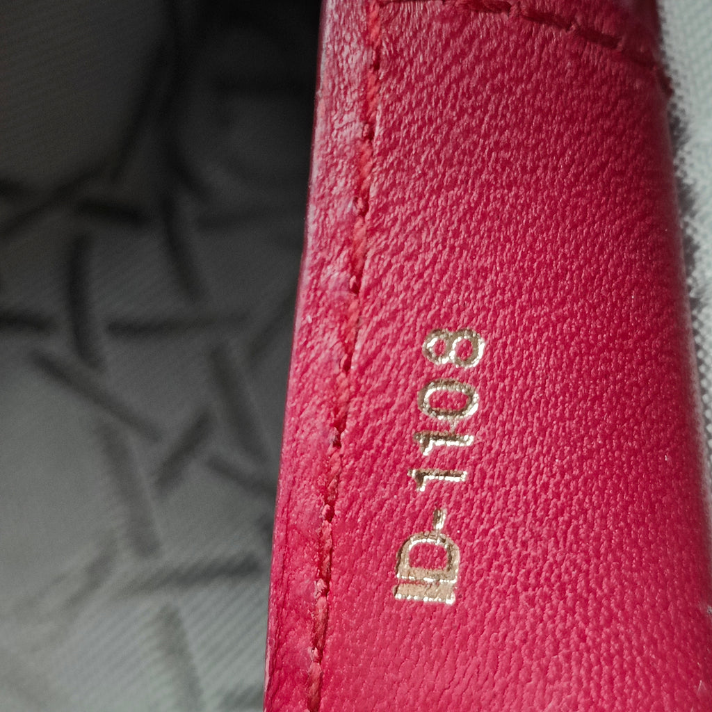 Lady Dior Bag Cannage Quilt Lambskin Medium