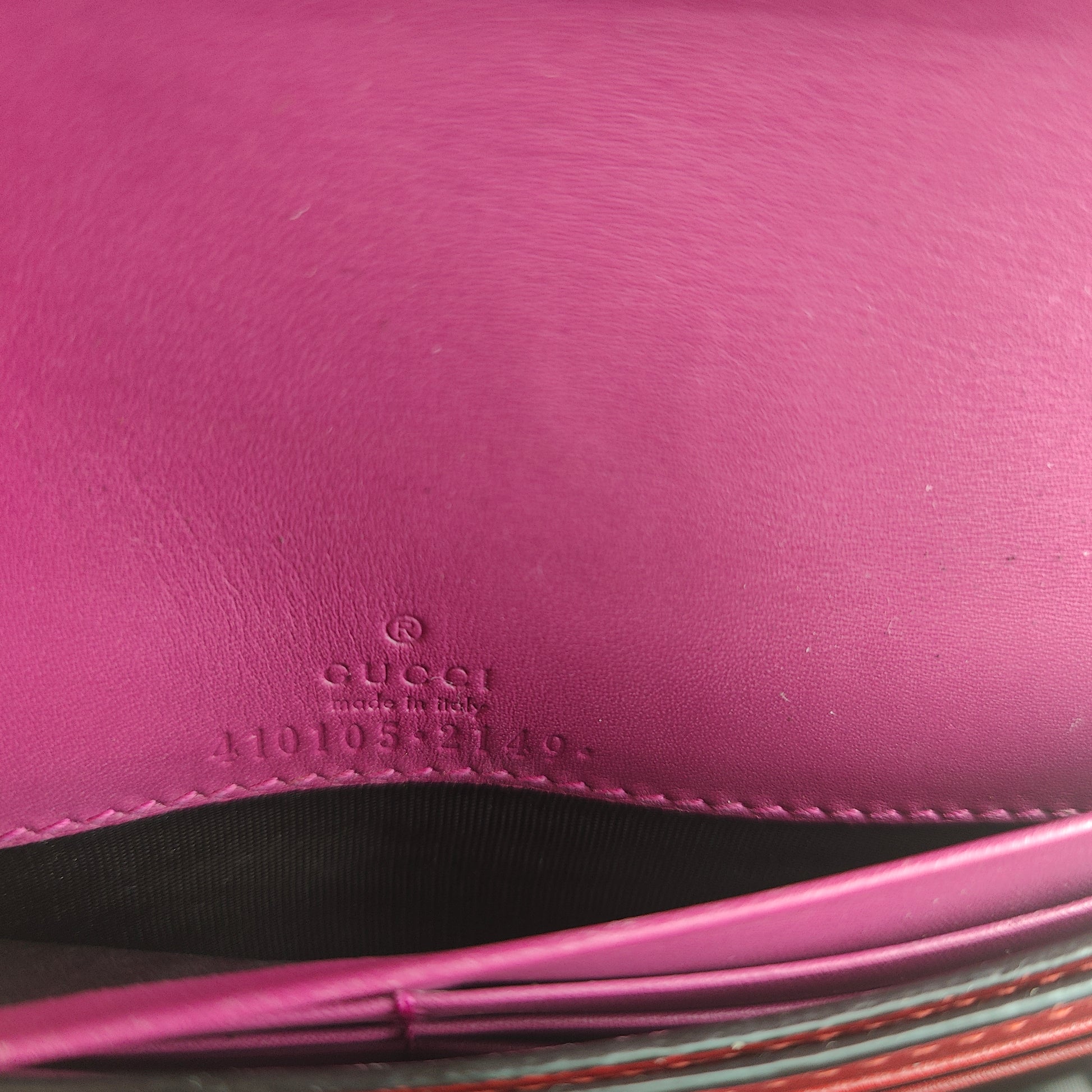 Continental Wallet GG Coated Canvas and Leather Long