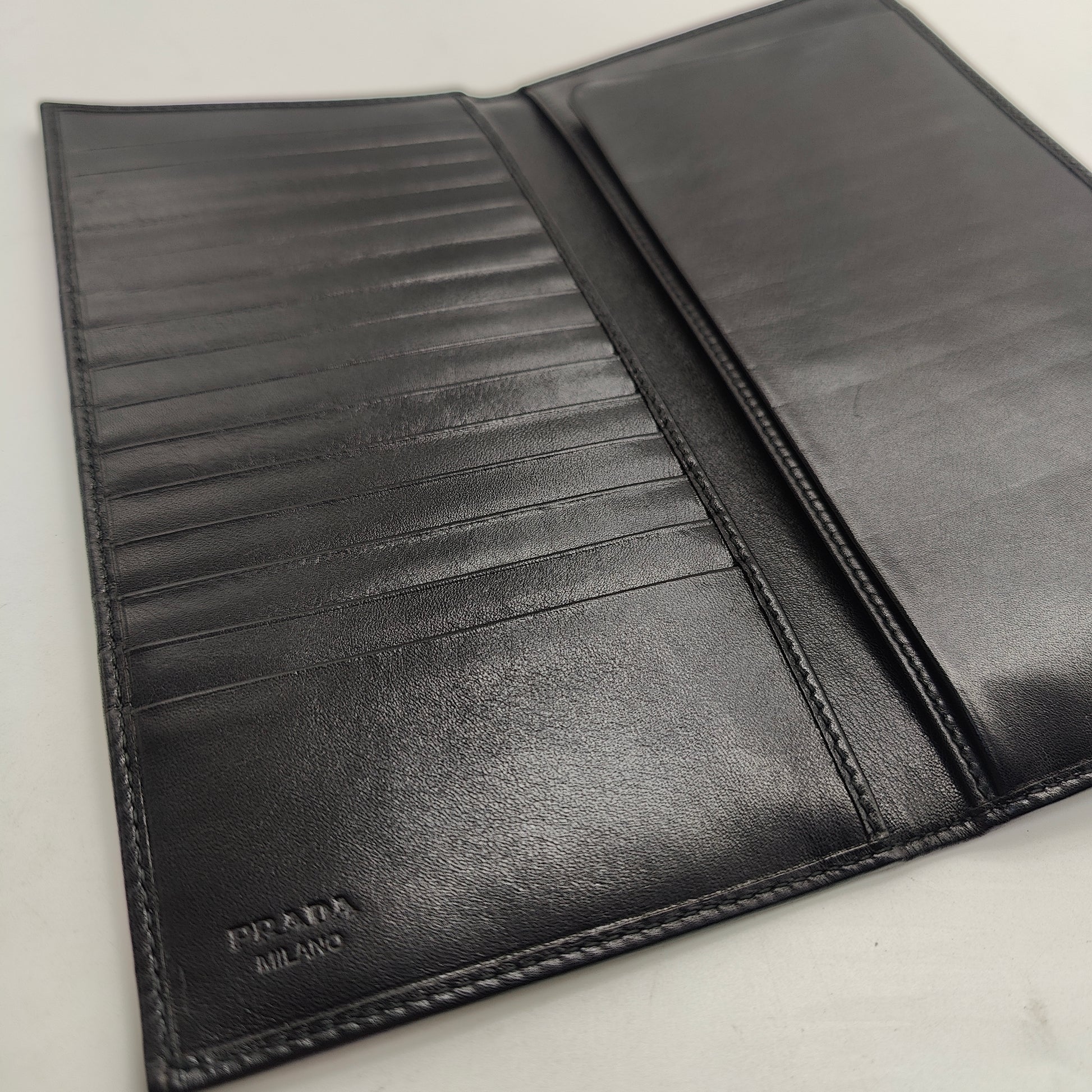 Bifold Wallet Saffiano Leather Long