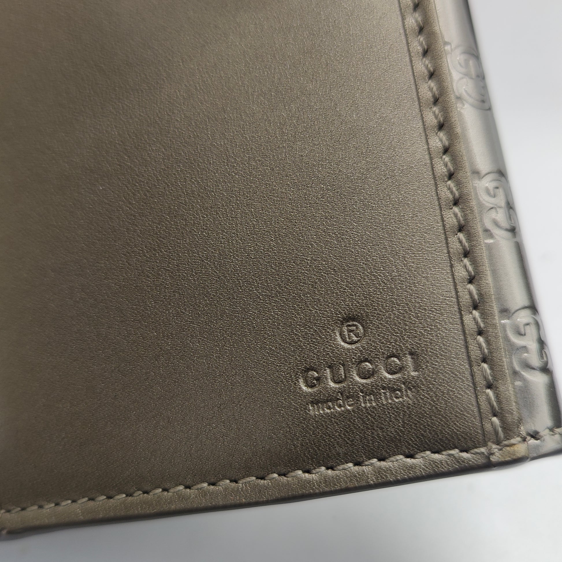 Continental Flap Wallet Guccissima Leather Long