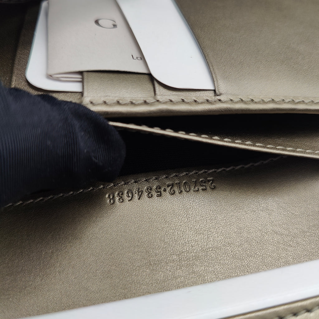Continental Flap Wallet Guccissima Leather Long