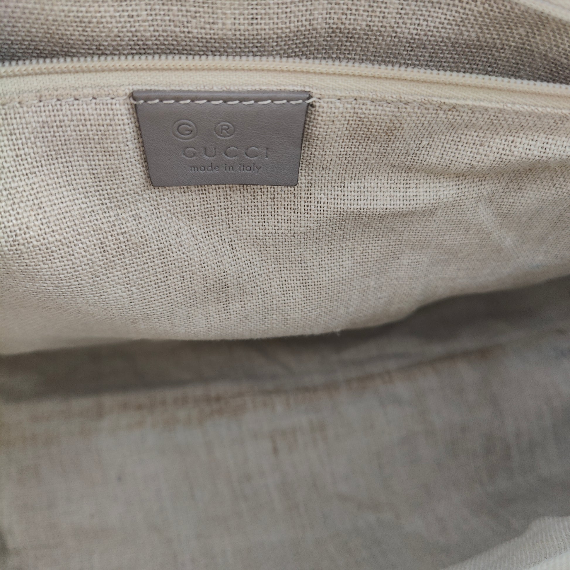 Open Tote Microguccissima Leather Medium