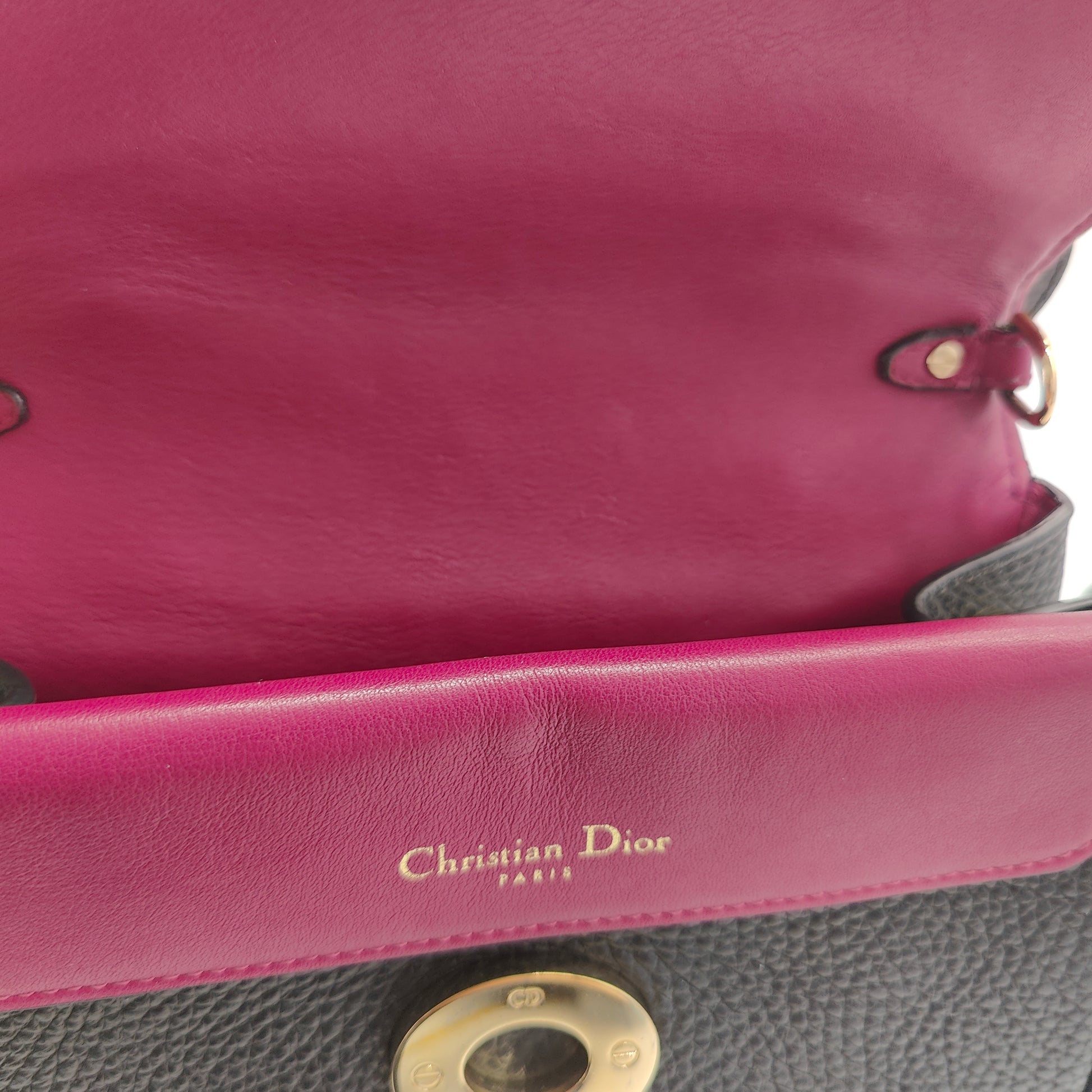 Be Dior Bag Pebbled Leather Mini