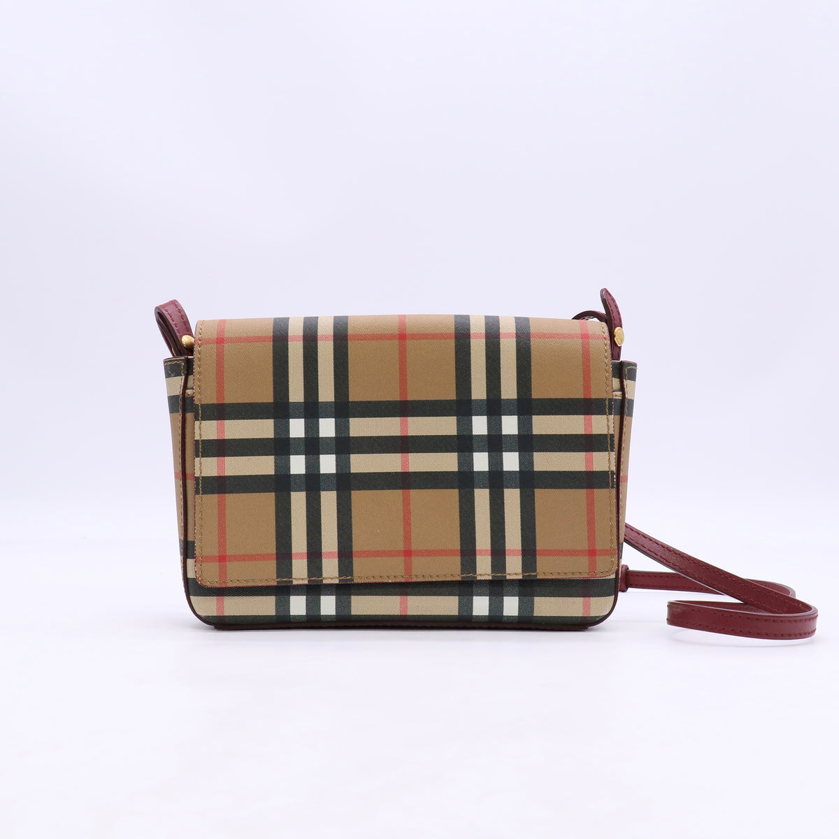 Hampshire Shoulder Bag Vintage Check Coated Canvas Small Twins LDZ1589