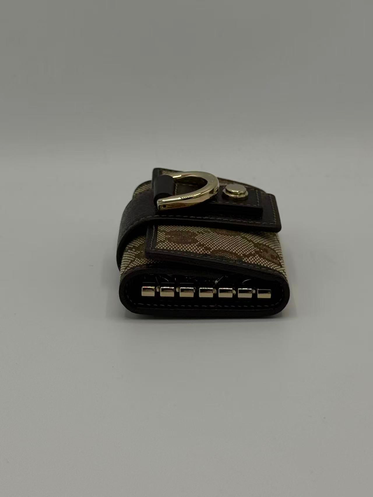 Horsebit Guccissima Canvas 6 Key Holder