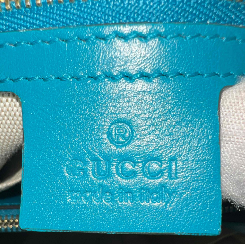 Gucci Bright Diamante 2-Way Leather Top Handle Shoulder Bag B24388