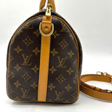 Speedy Bandouliere Bag Limited Edition Patches Monogram Canvas 30