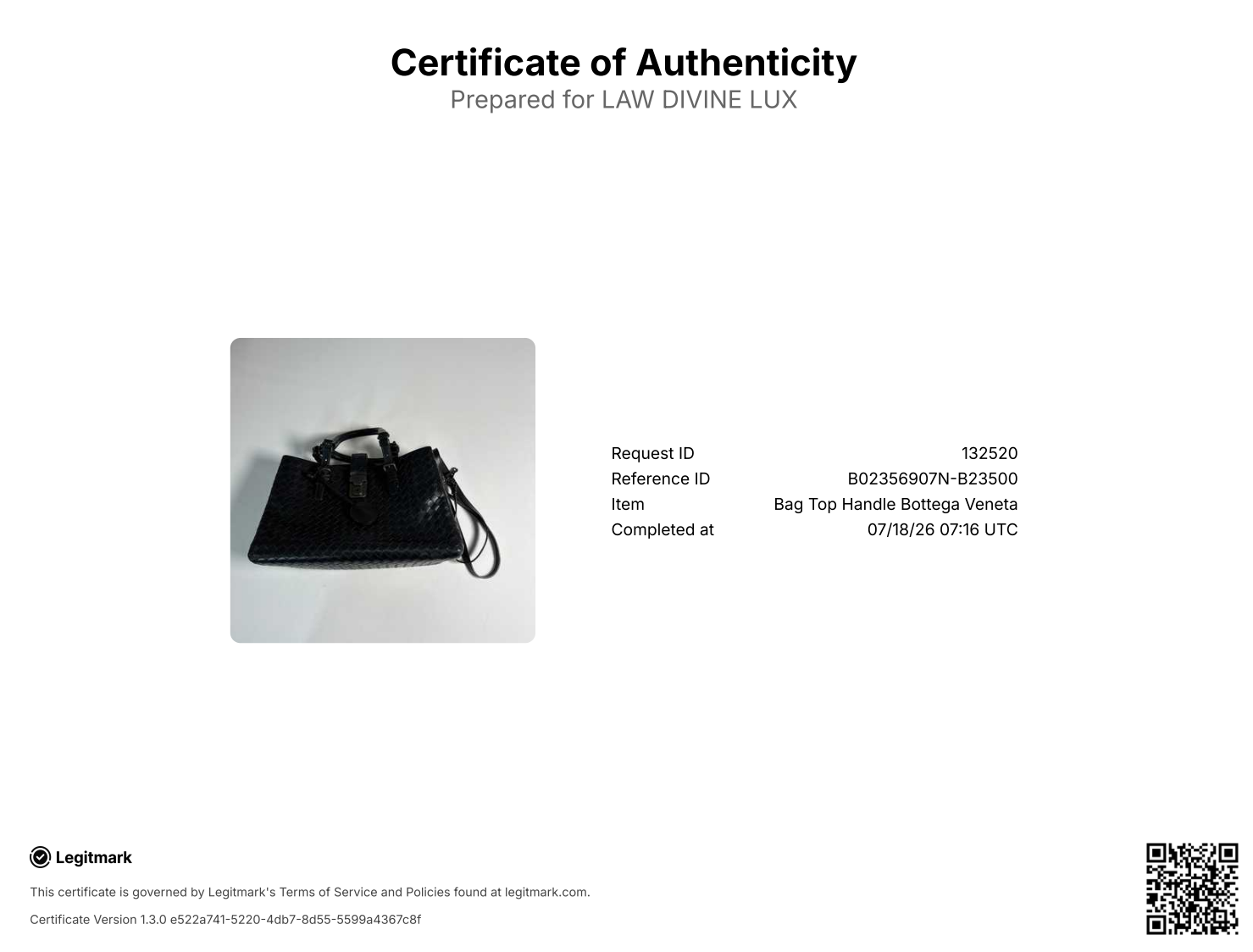 Roma Bag Intrecciato Nappa Small Twins B23500