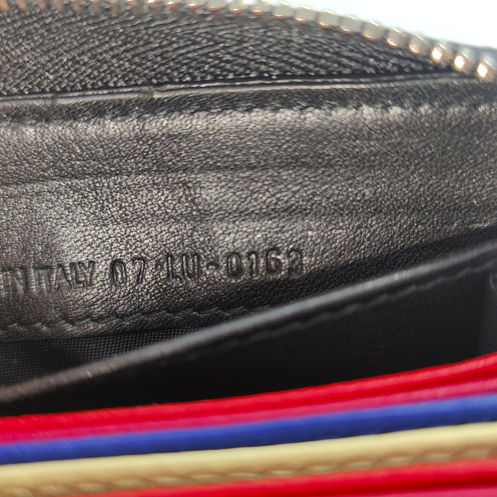 Lady Dior Zip Coin Purse Patent