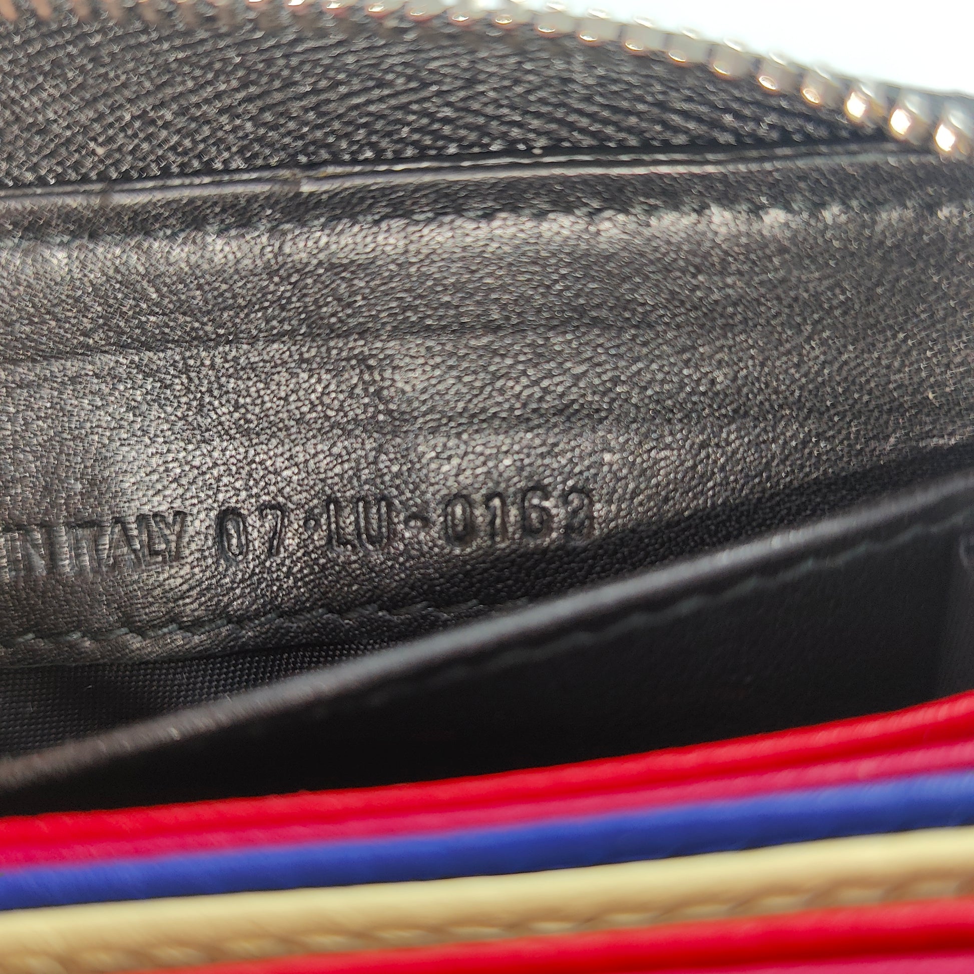 Lady Dior Zip Coin Purse Patent