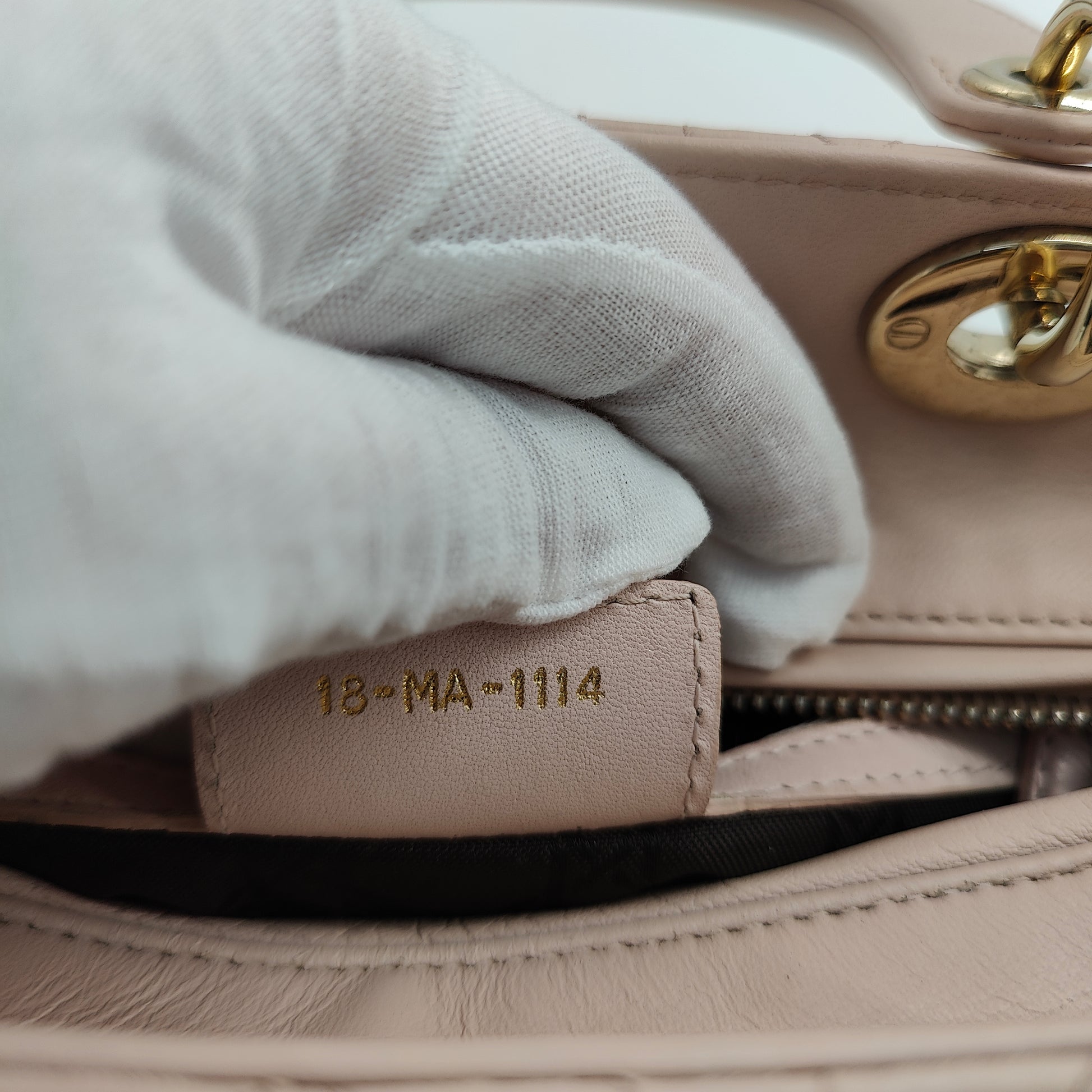 My Lady Dior Bag Cannage Quilt Lambskin