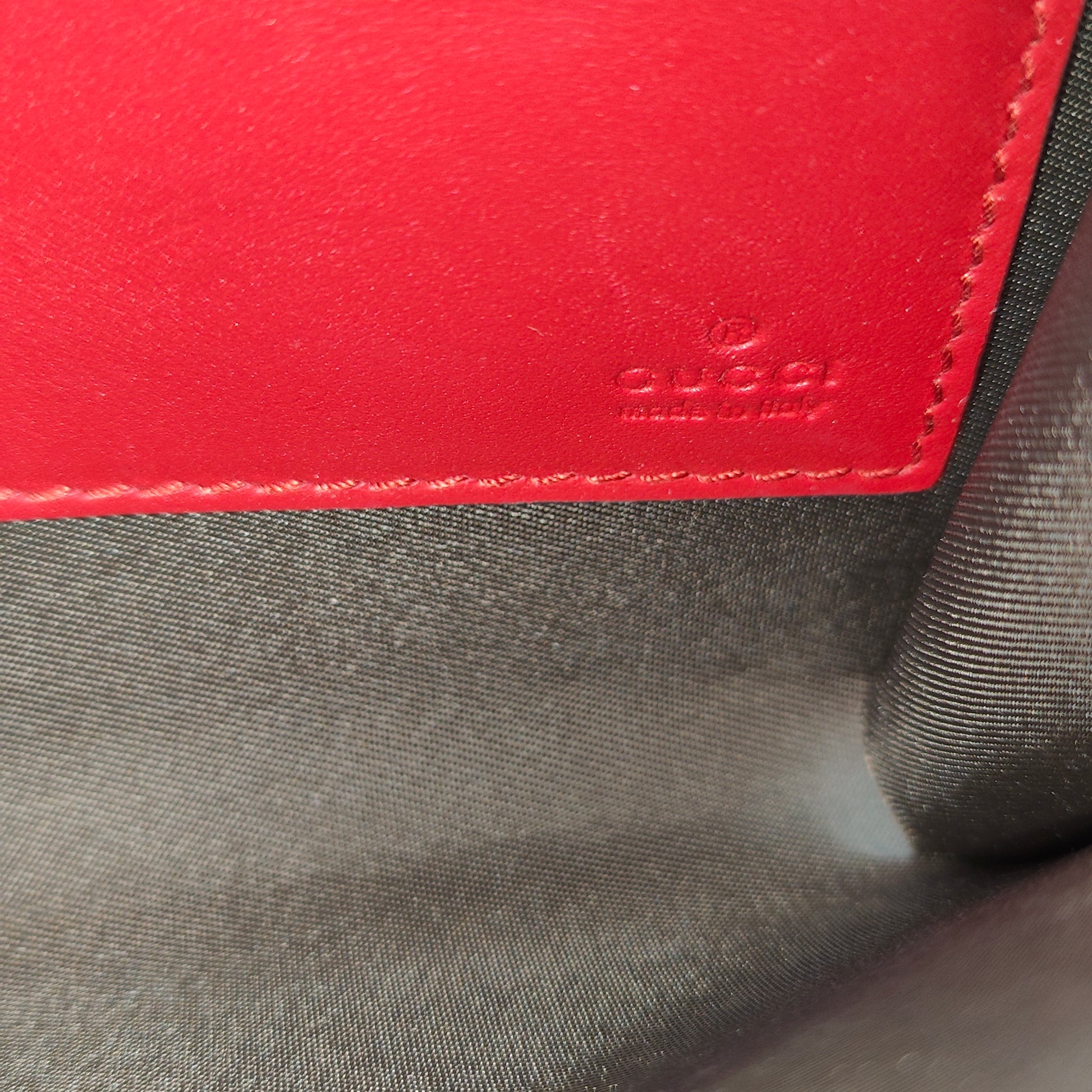 Pearly Wallet on Chain Coated Canvas with Leather Mini