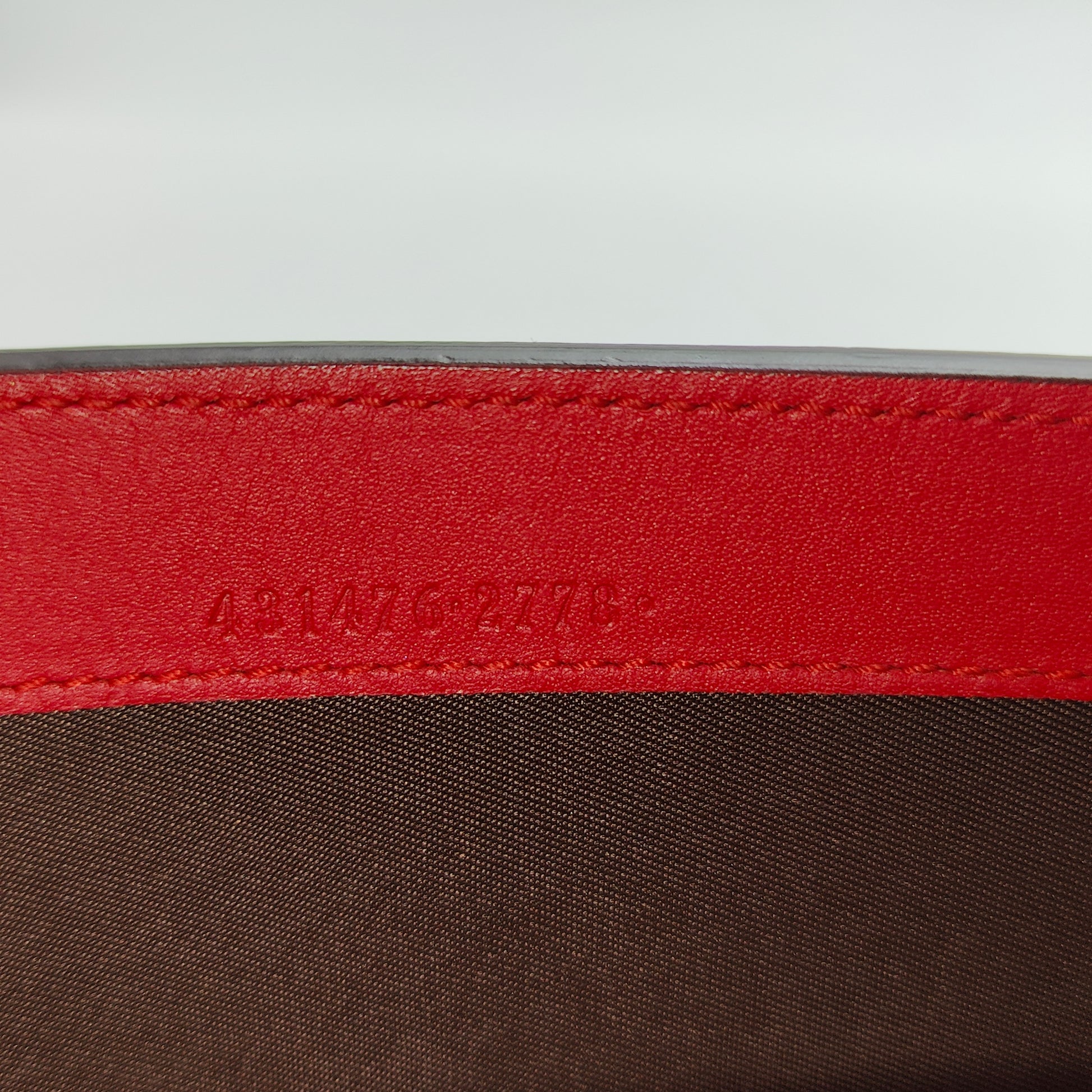 Pearly Wallet on Chain Coated Canvas with Leather Mini