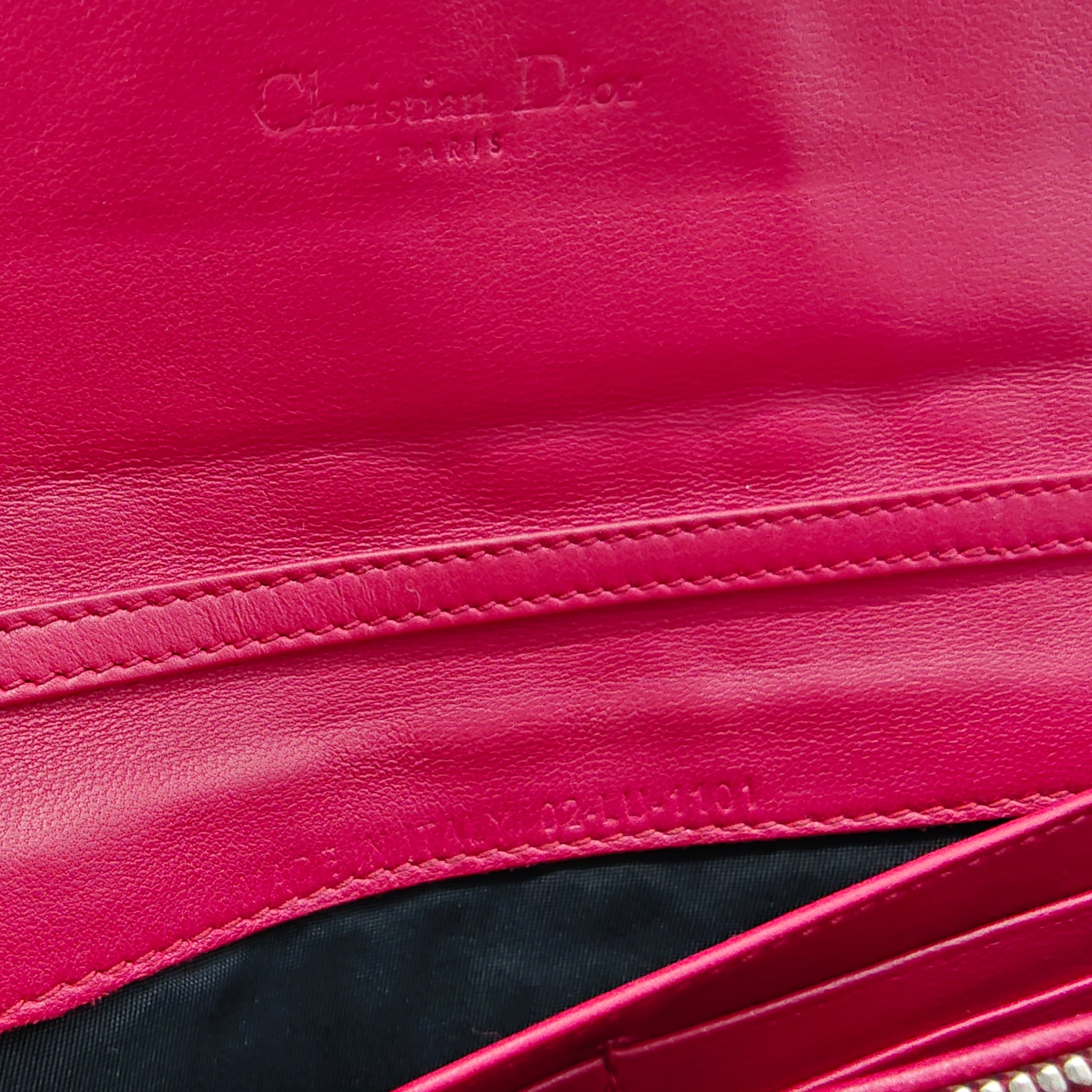 Quilted Cannage Leather Lady Dior Wallet