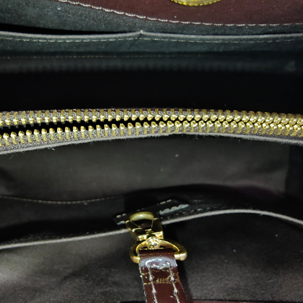 Montaigne Handbag Monogram Vernis MM