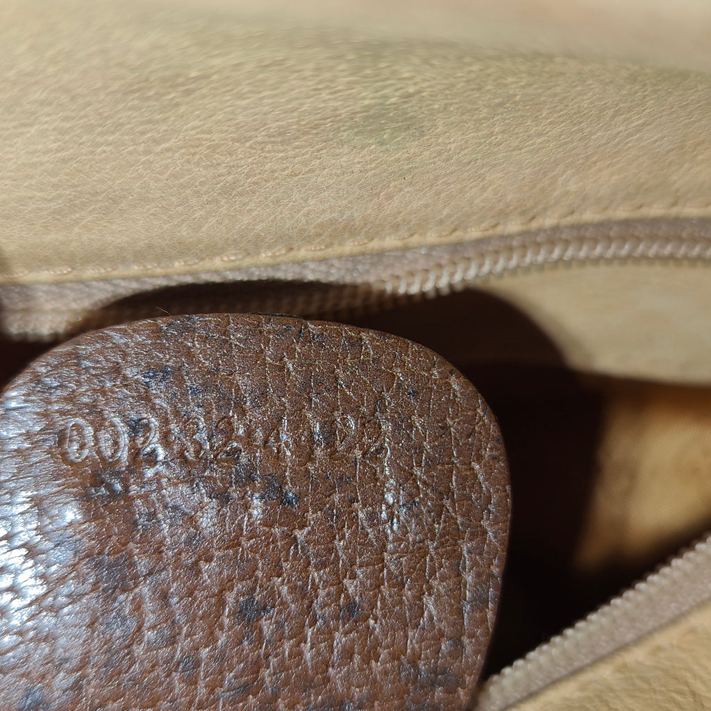 Vintage Web Boston Bag Leather