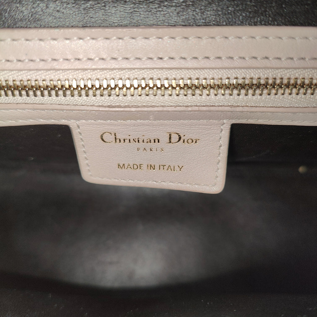 Lady Dior Bag Cannage Quilt Lambskin Medium
