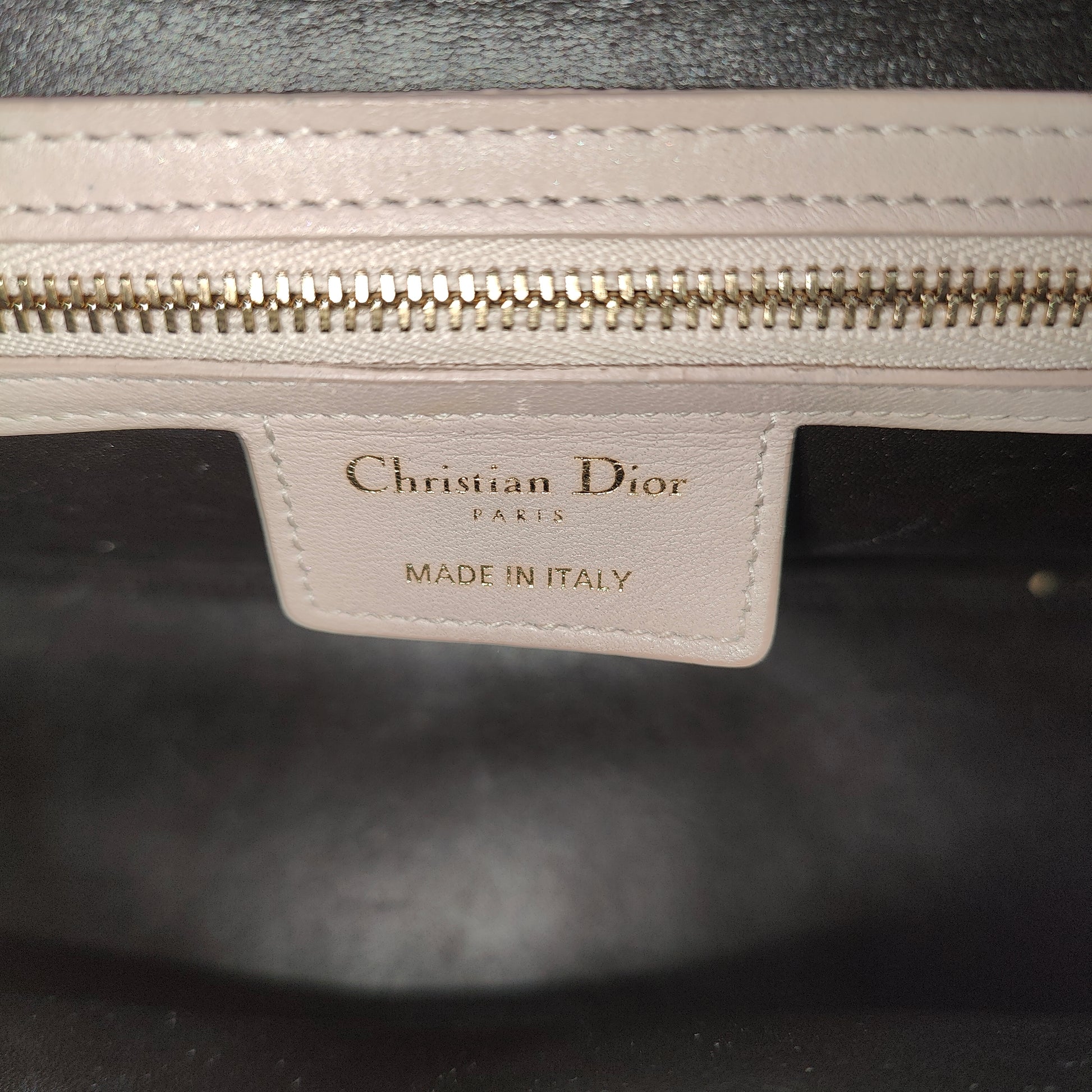 Lady Dior Bag Cannage Quilt Lambskin Medium