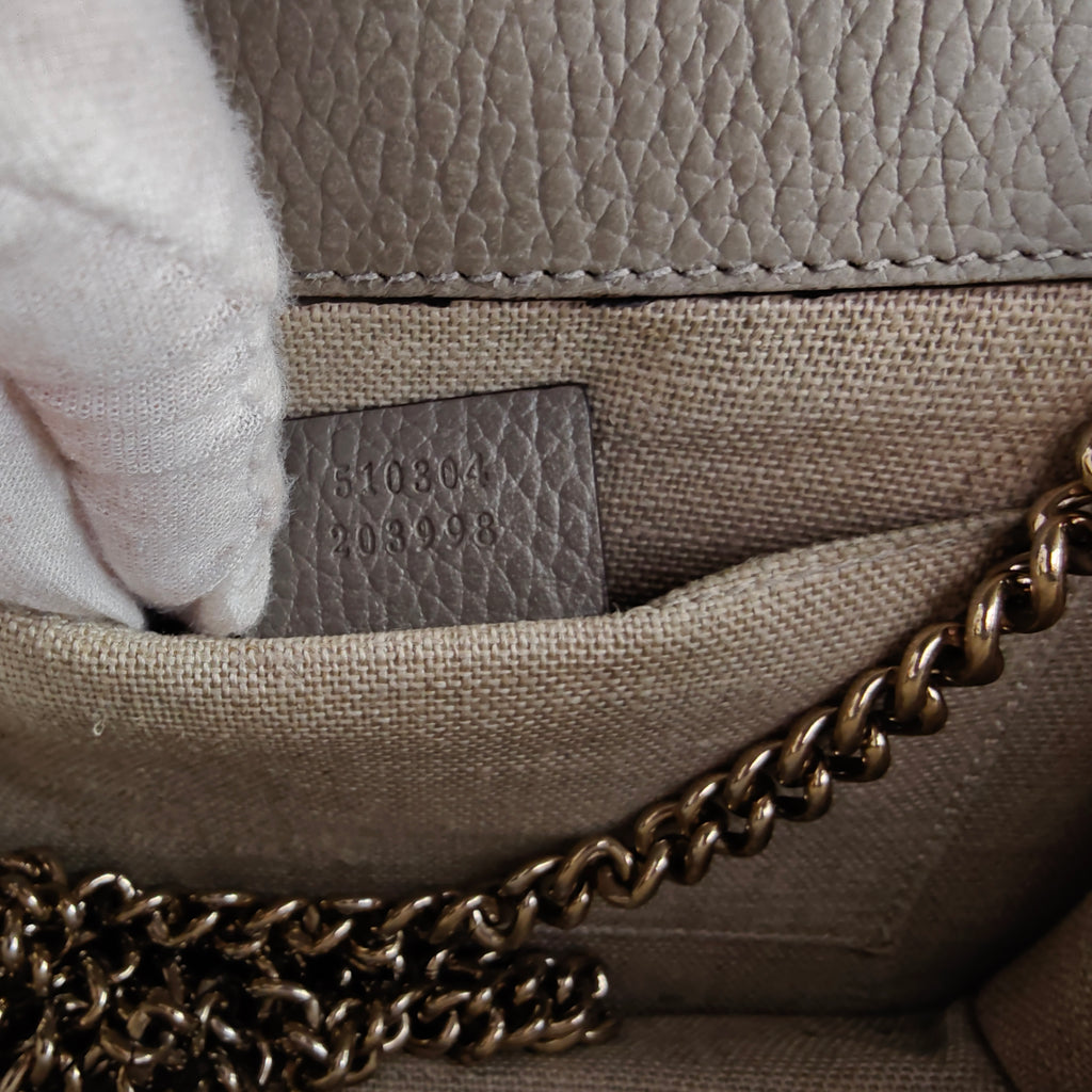 Interlocking Shoulder Bag Leather Small