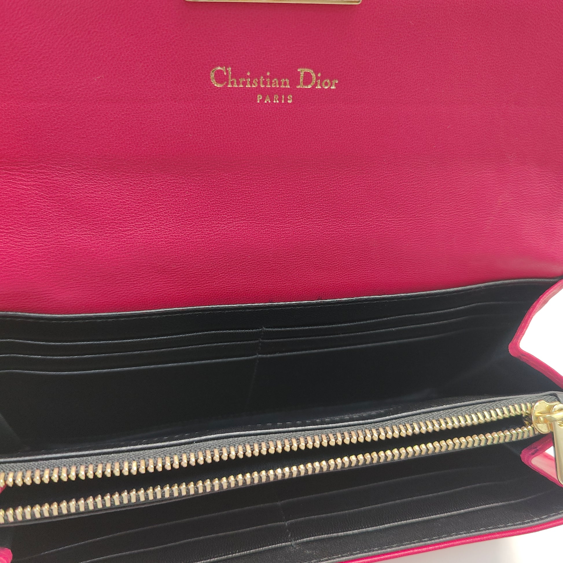 Miss Dior Rendez Vous Chain Wallet Cannage Quilt Lambskin