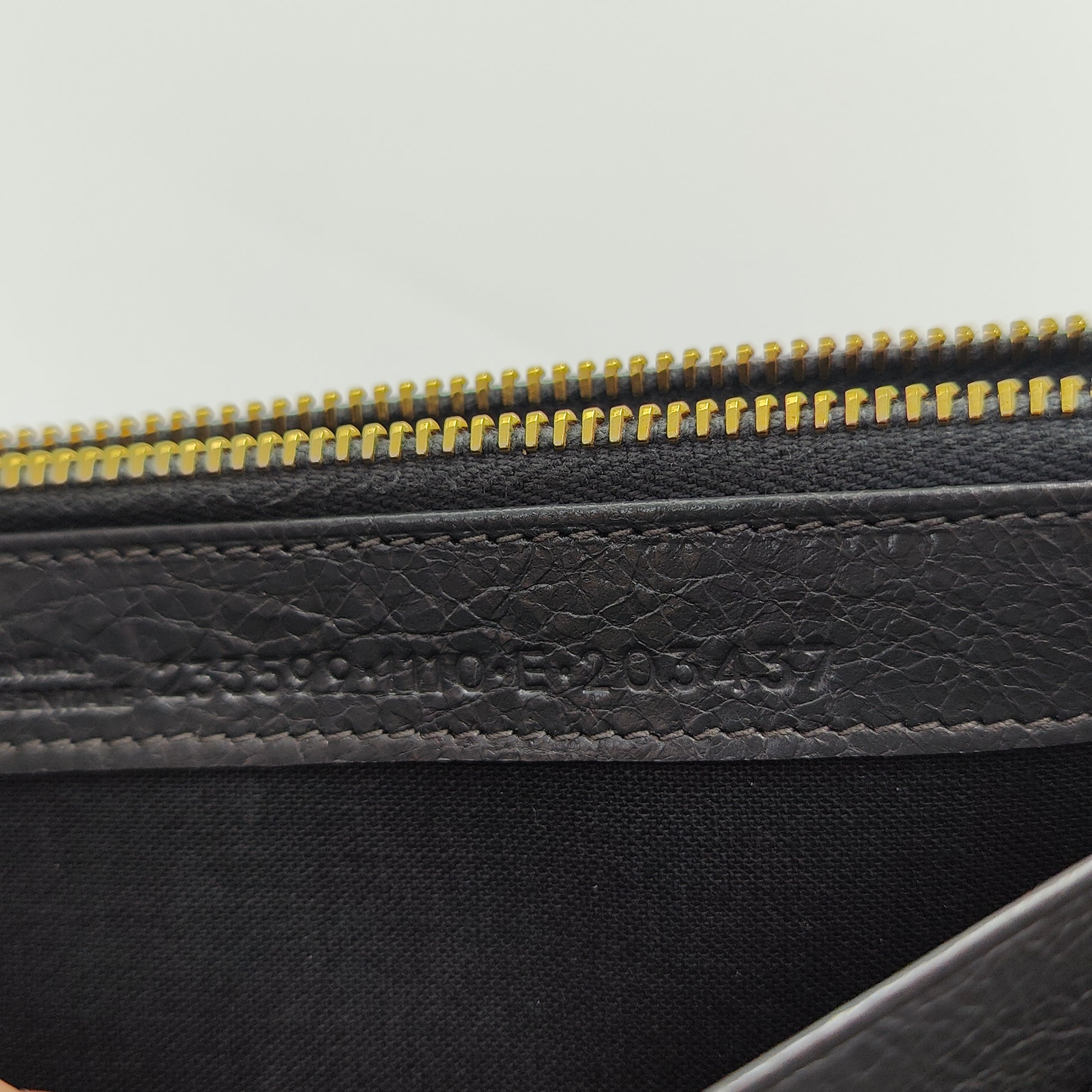 Classic Metallic Edge Money Flap Wallet Leather