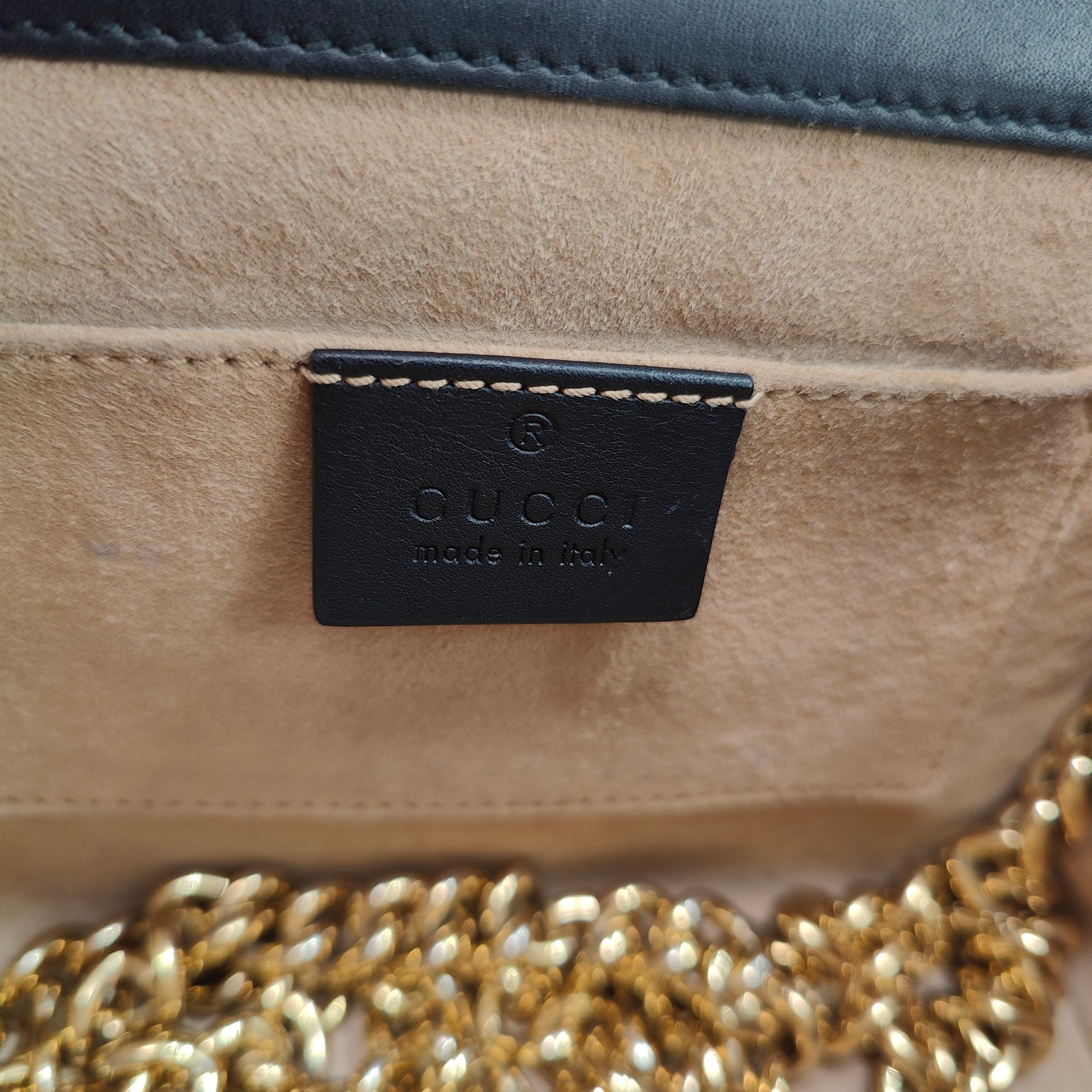 Pearly Padlock Shoulder Bag Studded Leather Small