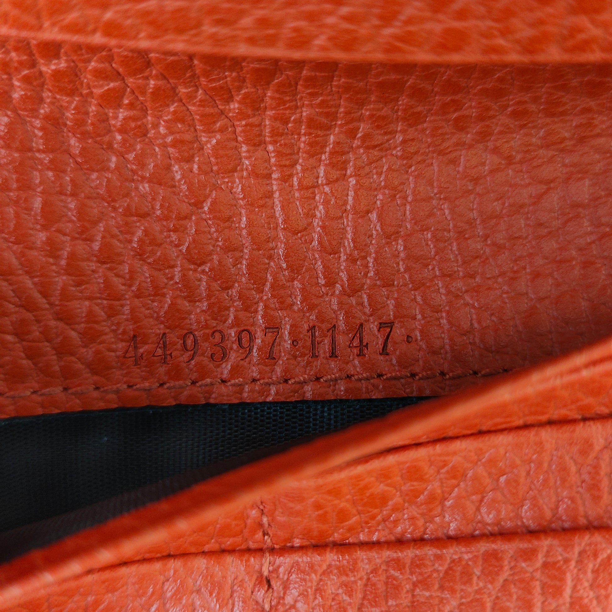 Interlocking G Zip Around Flap Wallet Leather Long