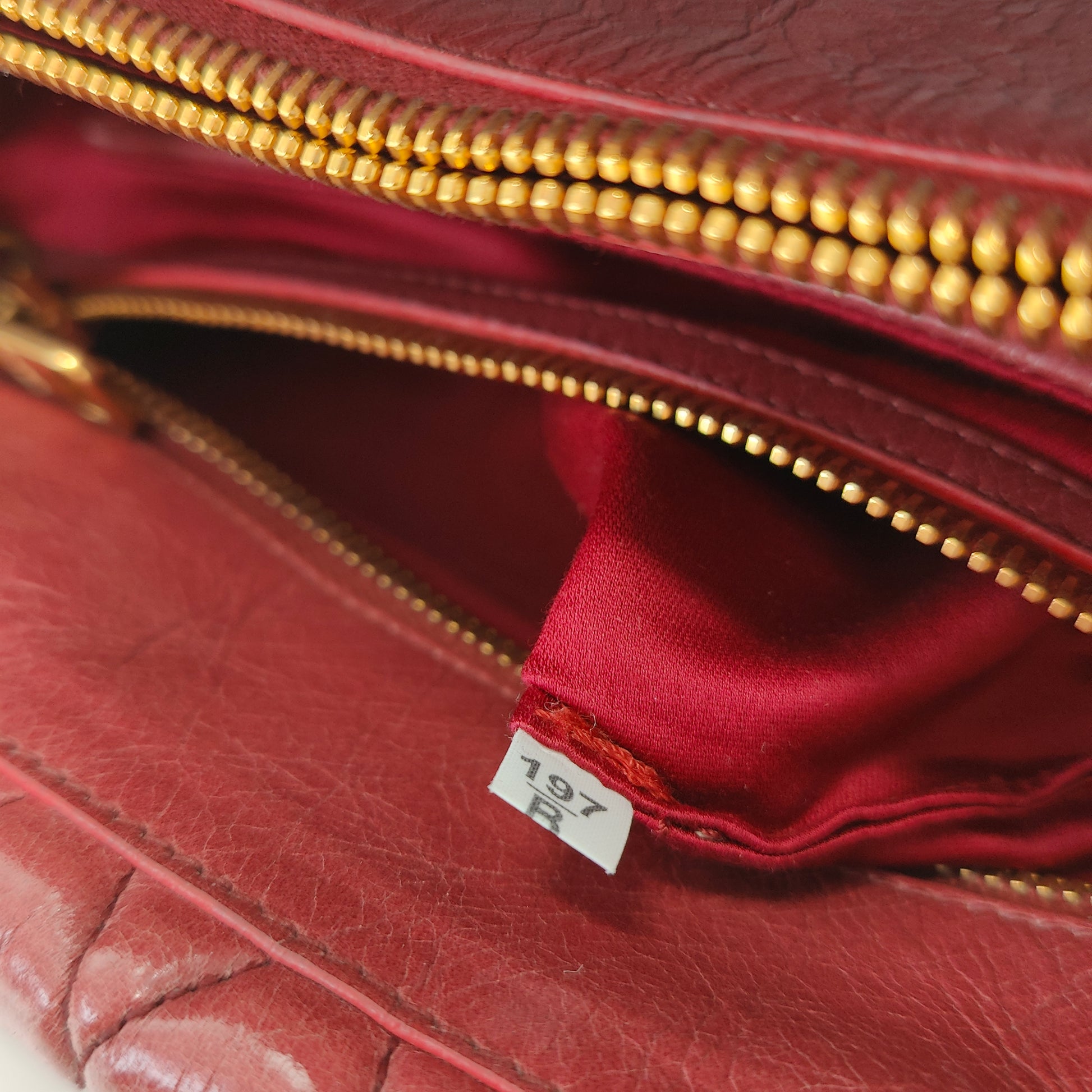Leather Top Handle Bag