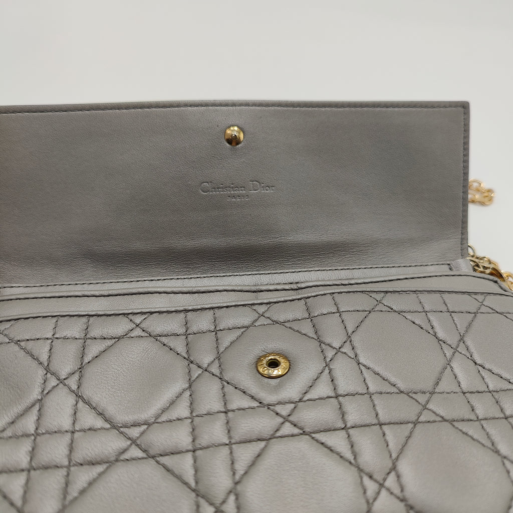 Quilted Cannage Leather Lady Dior Wallet