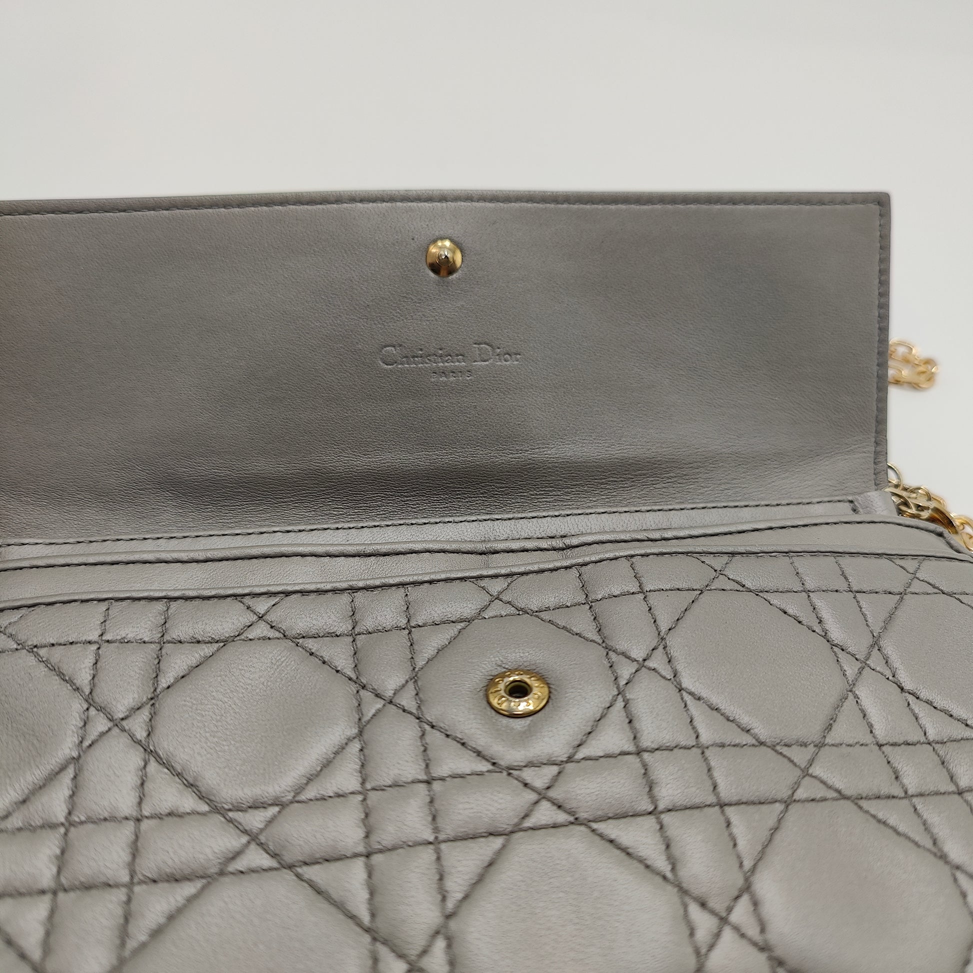 Quilted Cannage Leather Lady Dior Wallet