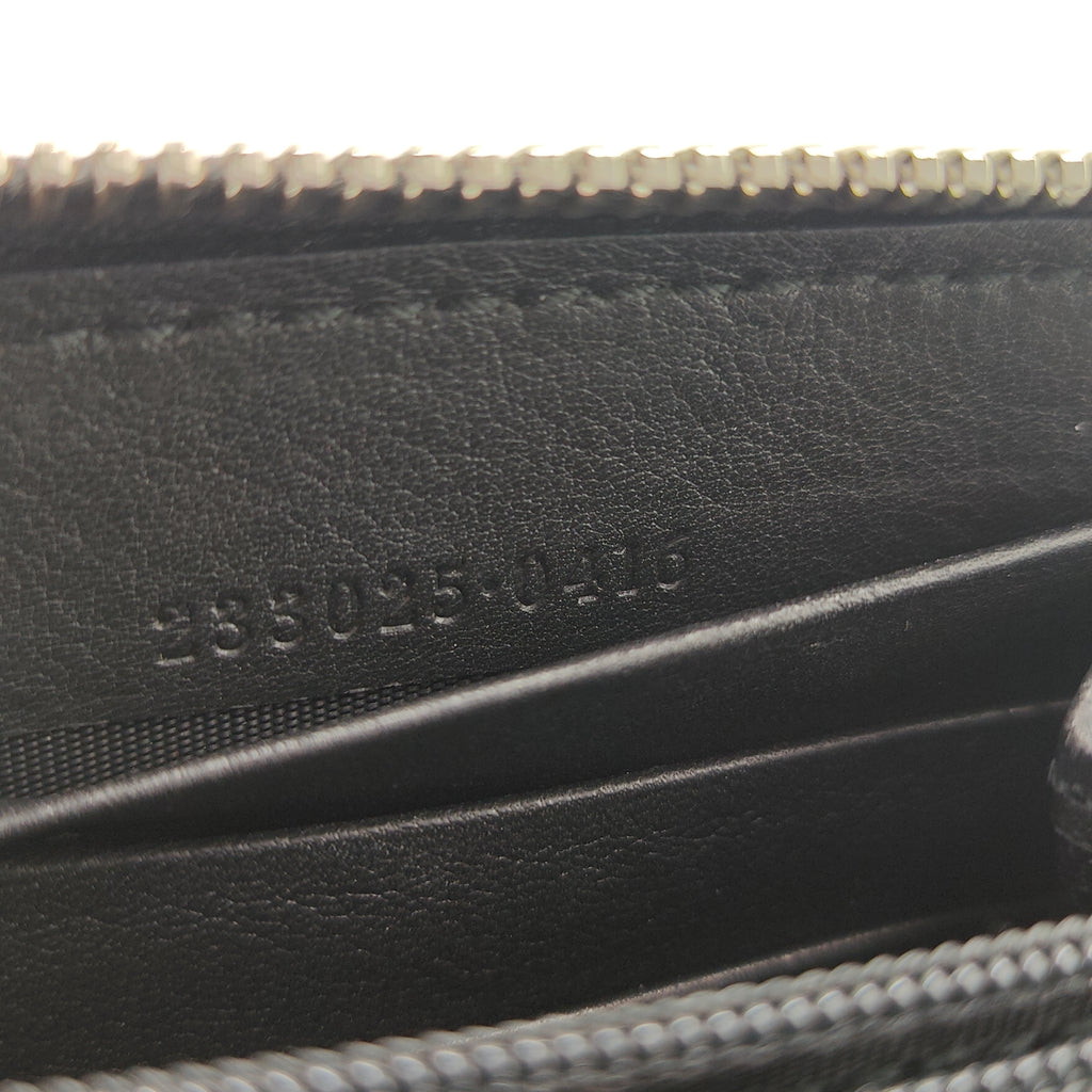 Zip Organizer Wallet Guccissima Leather