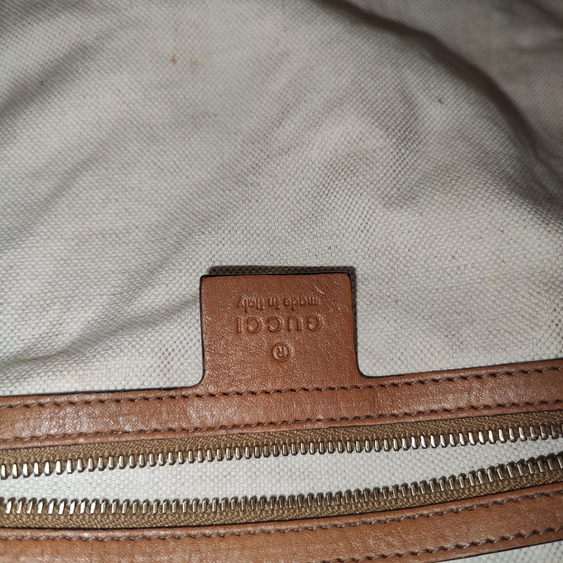 Rania Convertible Top Handle Bag Web GG Canvas Medium