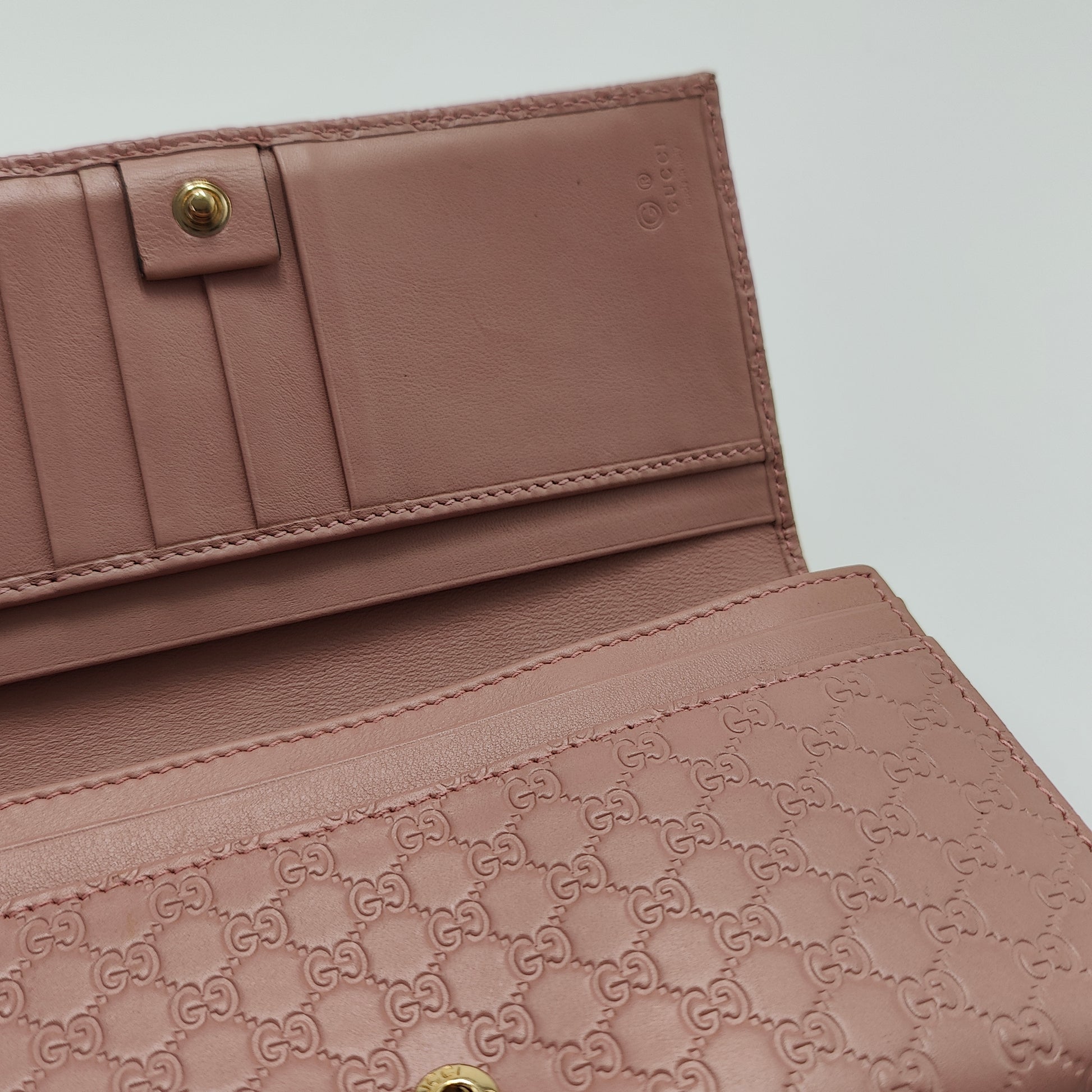 Continental Flap Wallet Microguccissima Leather Long