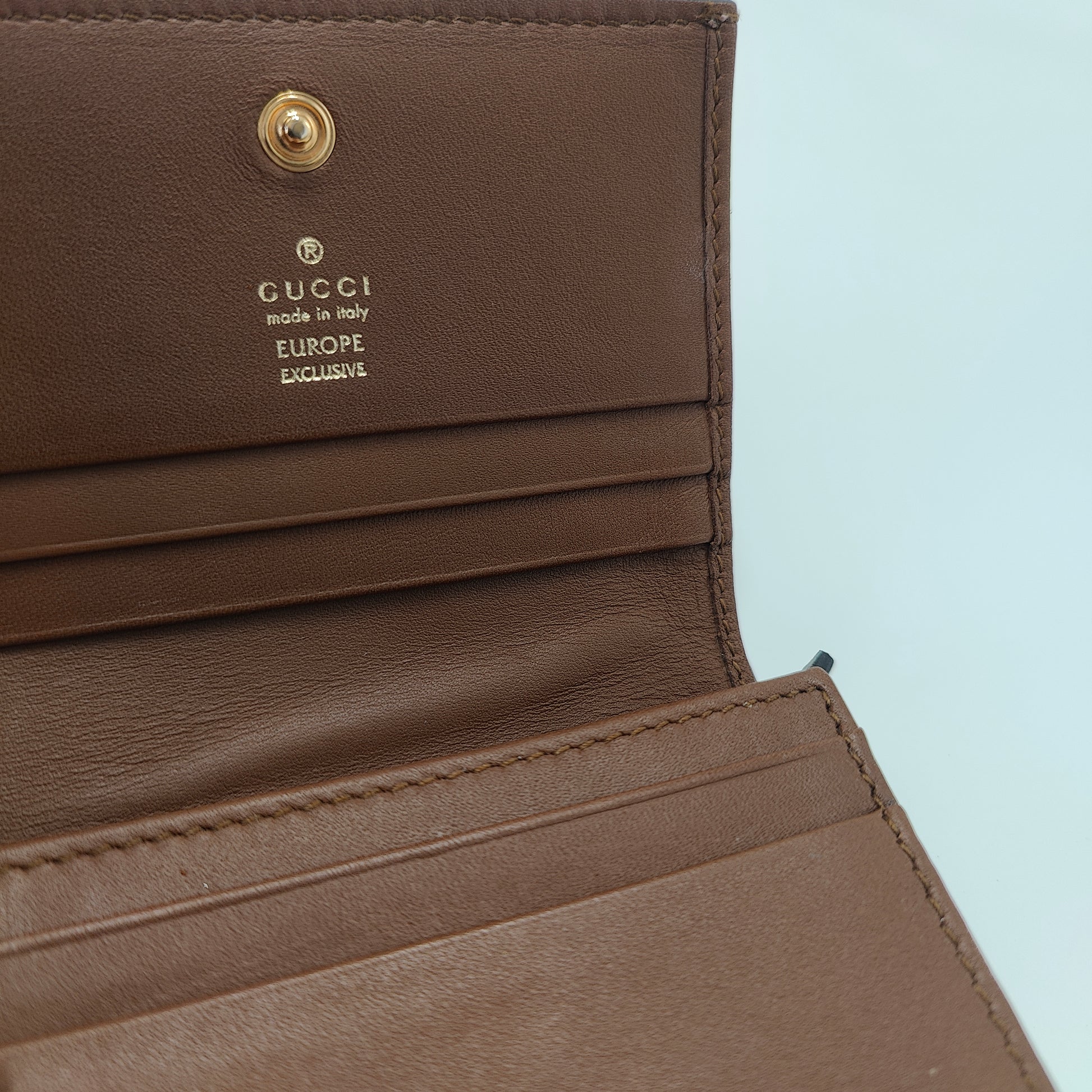 Bee Web Bifold Wallet GG Coated Canvas