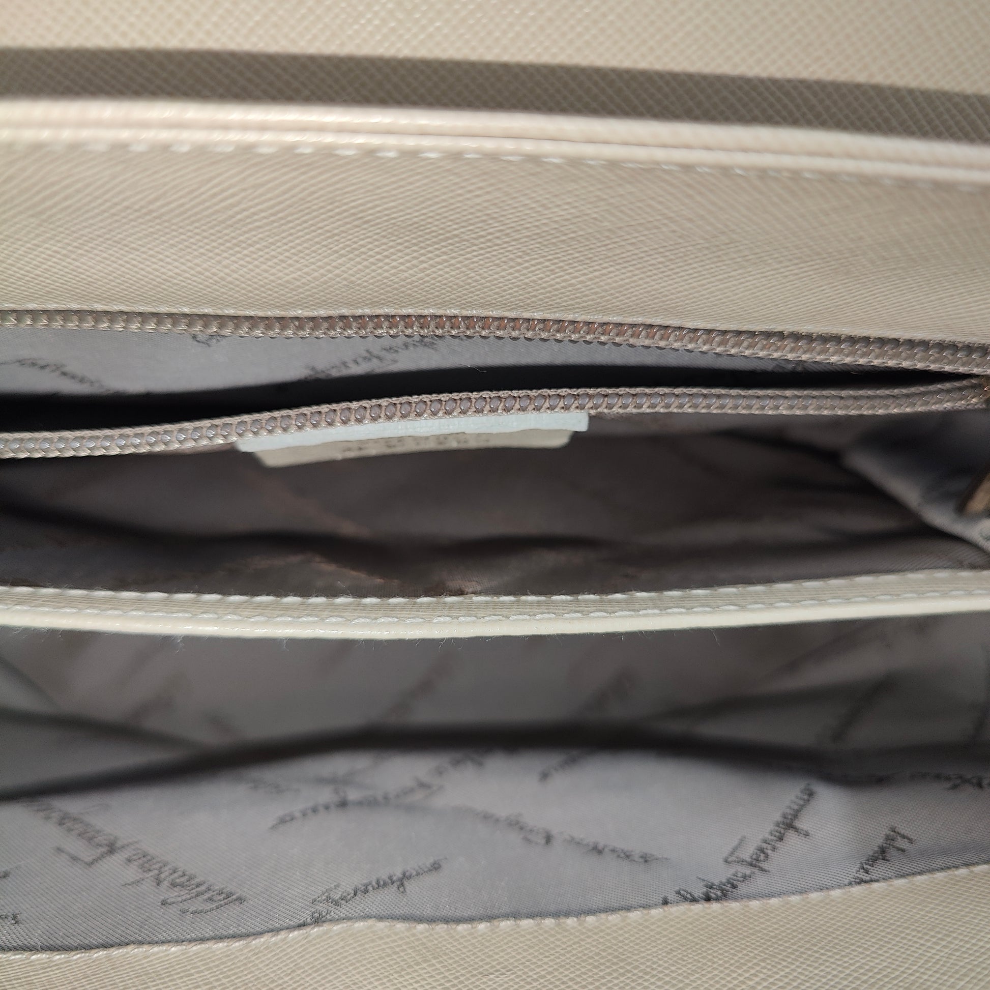 Smooth Calfskin Gancini Top Handle Bag